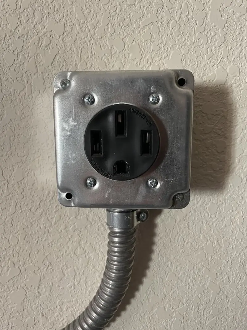 NEMA 14-50 outlet installed for Electrical Panel Upgrade in West Ocean City
